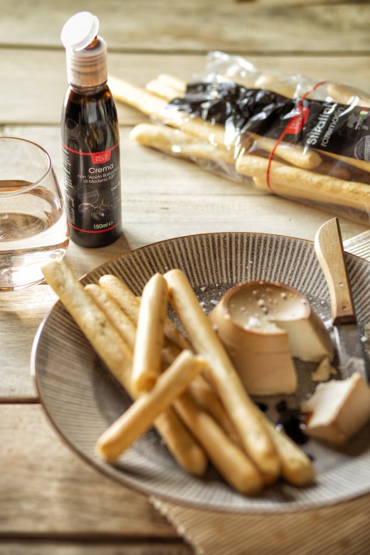Gerookte ricotta Crema Balsamico